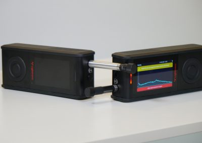 Two RG spectrometers connected for extended probe configuration